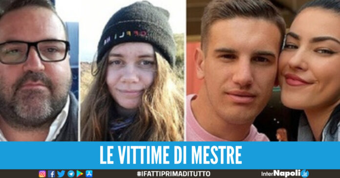 Dopo l'incidente verificatosi a Mestre, sono state identificate le 21 vittime.