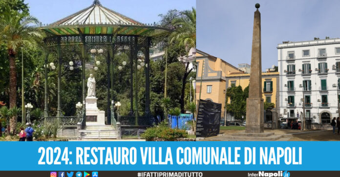 Villa comunale di Napoli. Il sindaco Manfredi ha annunciato: 