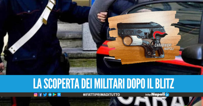 Pistola lancia razzi trovata nel bunker della camorra, l'arma era nell'intercapedine del muro