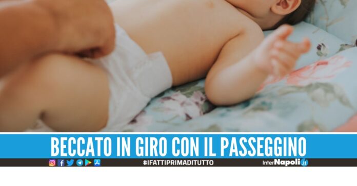 Papà 'modello' arrestato, nascondeva la droga nel pannolino del neonato