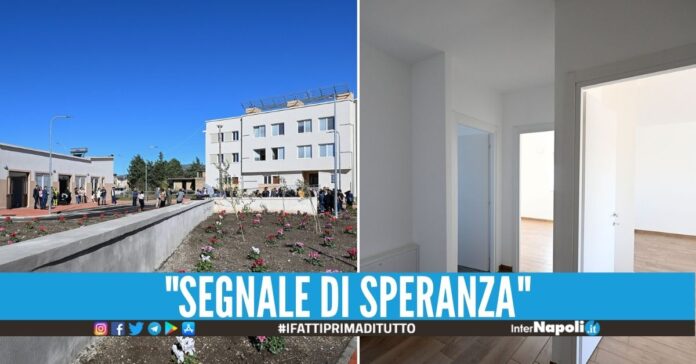 Consegnate le prime case popolari a Nola, De Luca all'inaugurazione
