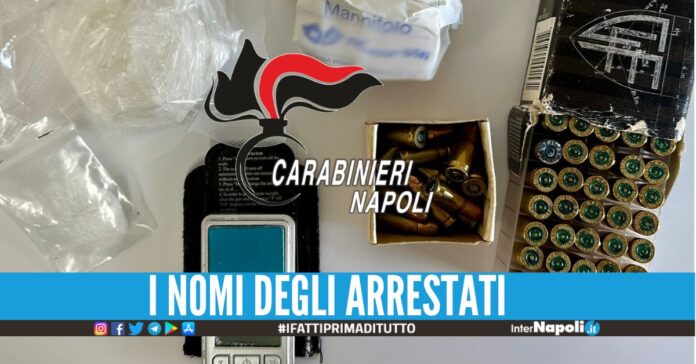 Droga nascosta in casa, presi 2 uomini vicini ai clan Mazzarella e Vollaro