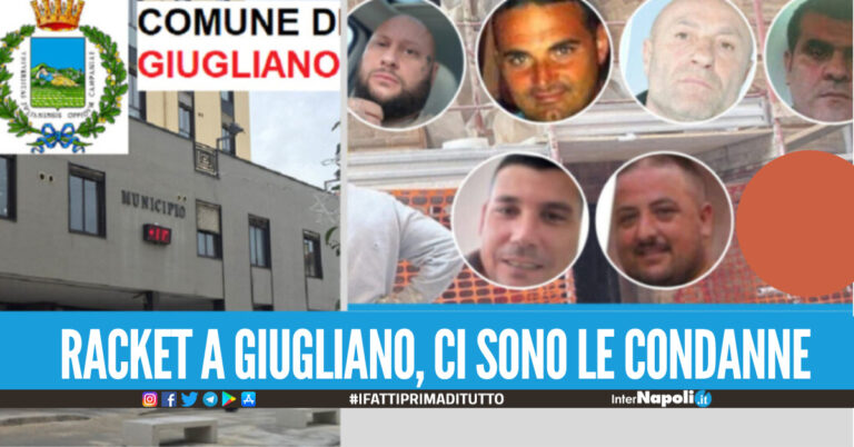 Condannati gli estorsori del clan Mallardo a Giugliano, inflitti 67 anni di carcere a 9 imputati