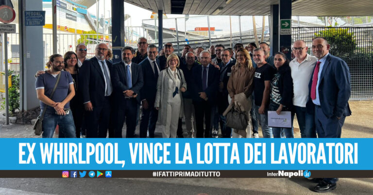 Assunti gli operai ex Whirlpool, i 312 dipendenti hanno firmato il contratto con la nuova azienda