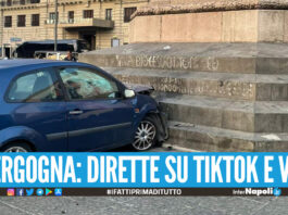 Dramma a Napoli, uomo colto da malore va a sbattere contro la statua di Garibaldi morto sul colpo