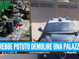 Fabbrica di esplosivi tra le abitazioni a Scampia, sequestrati oltre cento chili di polveri