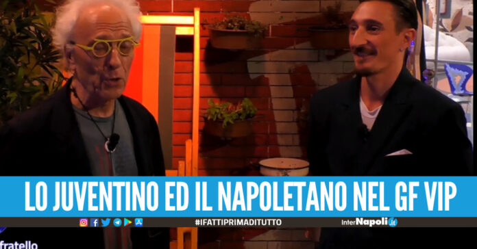 Giampiero Mughini entra nel Grande Fratello, accolto in casa dal napoletano Ciro Petrone