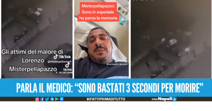 Il video del malore più di 10 giorni fa, poi i controlli in ospedale. Il medico Si poteva fare poco...