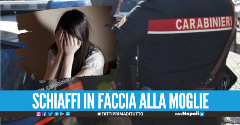 Picchia la moglie e si finge vittima, ma non inganna i carabinieri: arrestato nel Casertano