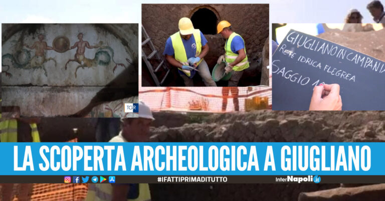 Incredibile scoperta a Giugliano, tomba di 2000 anni fa scoperta in zona costiera