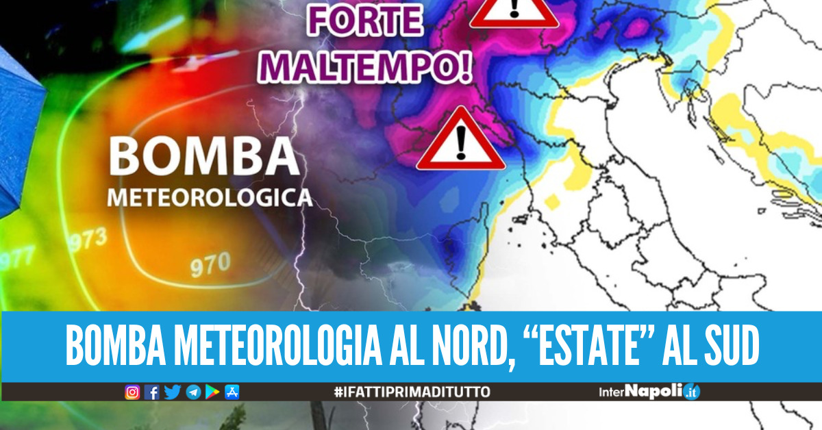 Il Ciclone Medusa Divide L Italia In Due Nubifragi Al Nord Caldo