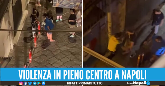 ladro picchiato napoli