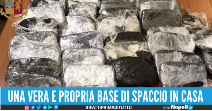 droga nascosta in giardino