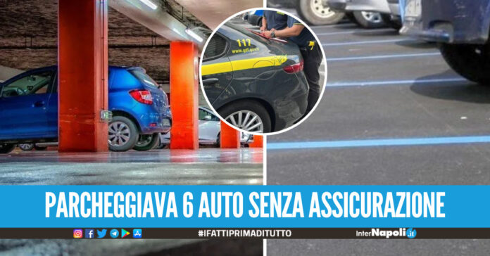 Napoli strisce blu foto repertorio