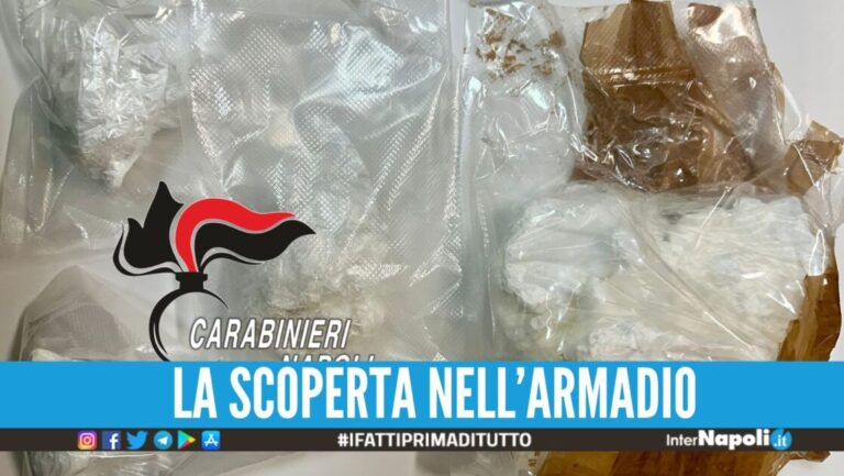 "Qui non c'è niente", nasconde 600 grammi di cocaina a San Giorgio a Cremano