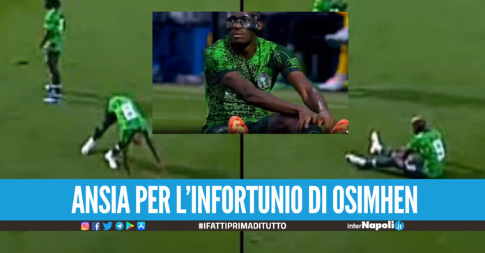 Osimhen infortunato in Nazionale, giallo sulle condizioni oggi accertamenti in Italia