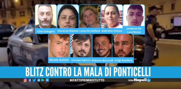 Scacco alla camorra di Ponticelli, tutti i nomi e le foto degli arrestati molti erano già in carcere