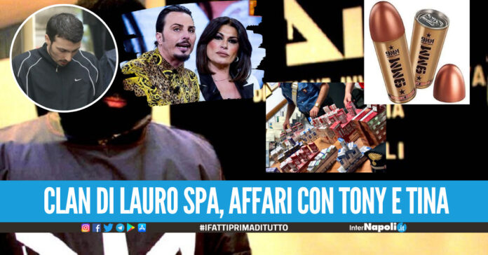 Vestiti, sigarette ed energy drink gli affari di Tony e Tina con la camorra. Affari anche con Vincenzo Di Lauro