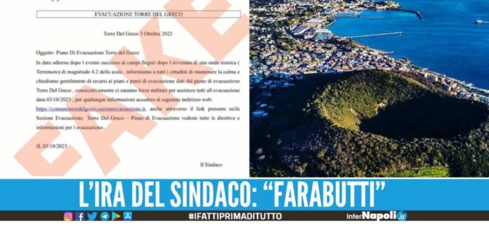 Spunta la lettera di evacuazione dei Campi Flegrei, la bufala fa il giro del web