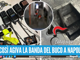 Banda del buco a Napoli, 14 indagati i colpi studiati 2 mesi prima, si fingevano operai per gli scavi