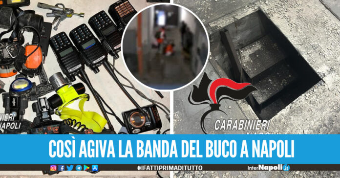 Banda del buco a Napoli, 14 indagati i colpi studiati 2 mesi prima, si fingevano operai per gli scavi