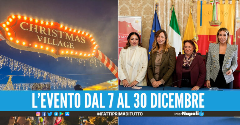 Torna il Christmas Village a Napoli: una tenda fucsia per la violenza sulle donne