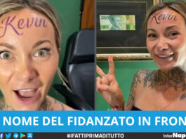 L'influencer Ana Stanskovsky si tatua il nome del fidanzato sulla fronte. Bufera sui social