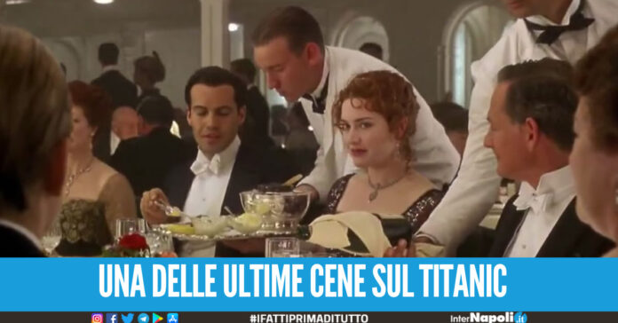 Rinvenuto l'unico esemplare di menù della cena a bordo del Titanic dell'11 aprile 1912.