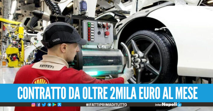 Ferrari offre 250 posti di lavoro: assunzioni a tempo indeterminato e bonus oltre allo stipendio