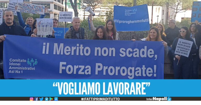 [Video]. Idonei Asl Napoli 1, la protesta: “Le graduatorie stanno per scadere, rischiamo di non lavorare mai”