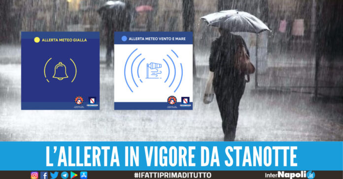 allerta meteo gialla campania