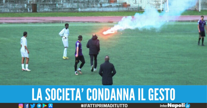 fumogeno partita portici