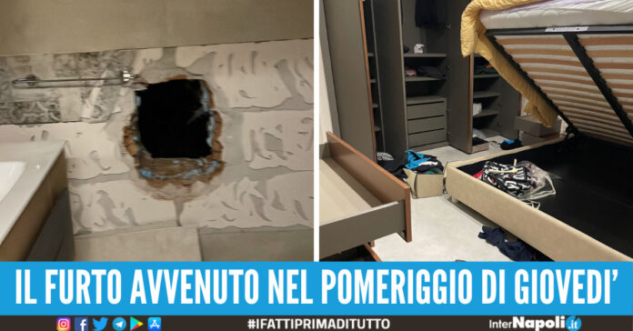 furto in un appartamento saviano