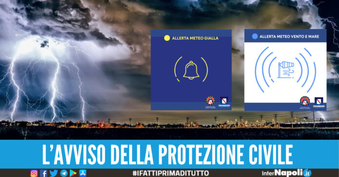 allerta meteo gialla campania