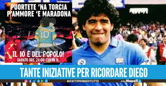 Napoli non dimentica Maradona diverse iniziative dei tifosi nell'anniversario della sua morte