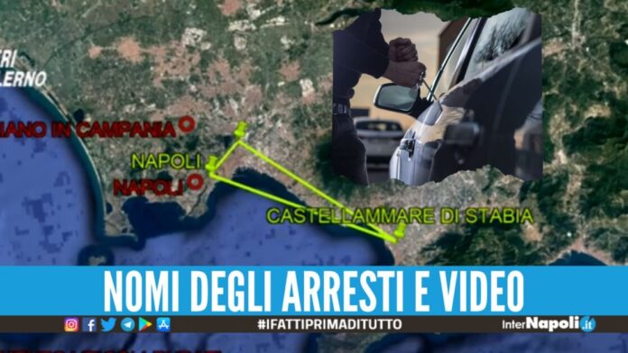 Sgominate 2 bande di ladri d'auto, trovato il deposito a Giugliano