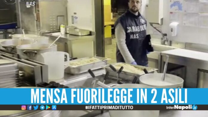 Mense scolastiche da incubo scoperte dai Nas, blitz anche Caserta