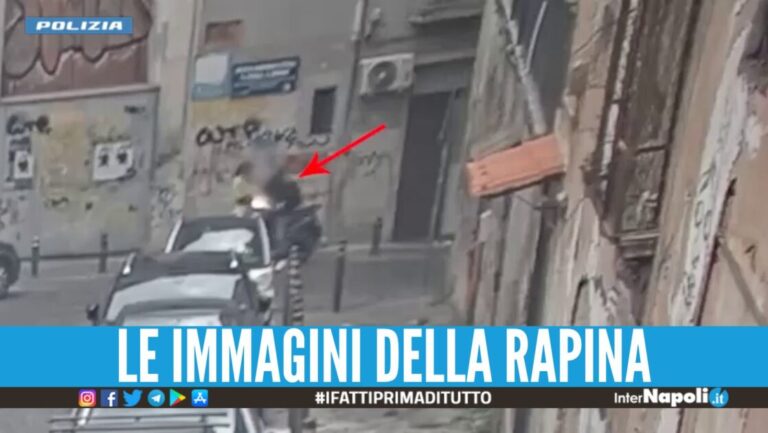 Anello d'oro rapinato in strada a Napoli, arrestato grazie al filmato