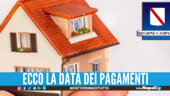 Contributi fitti in Campania, pubblicato l'elenco dei beneficiari