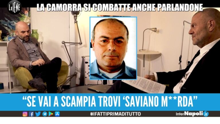 "A Scampia non trovi Di Lauro m**da", Saviano intervistato da Le Iene