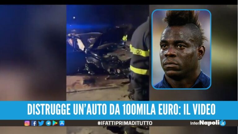 Spaventoso incidente per Balotelli, l'attaccante era positivo all'alcoltest