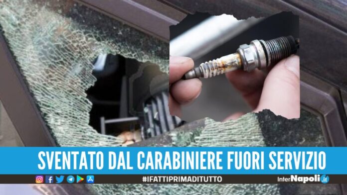 Tenta il furto d'auto a San Giorgio a Cremano, il ladro usava la candela,