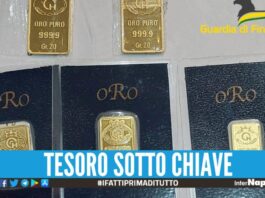 Frode da 5 milioni di euro nel Napoletano, sequestrati i lingotti d'oro