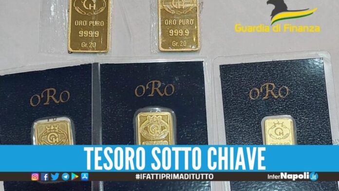 Frode da 5 milioni di euro nel Napoletano, sequestrati i lingotti d'oro