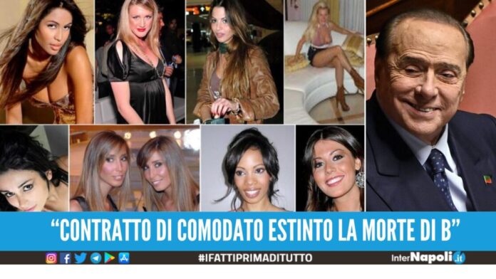 Sfrattate le Olgettine, prendevano anche 2500 mensili da Berlusconi
