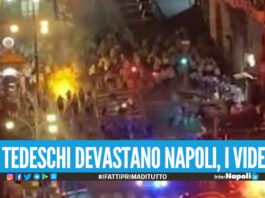 Tifosi dell'U. Berlino devastano Napoli, 11 ultrà in Questura si teme l'arrivo di altri violenti senza biglietto