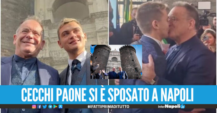 Alessandro Cecchi Paone e Simone Antolini sposi al Maschio Angioino Abbiamo scelto Napoli perché è una città inclusiva e piena d'amore