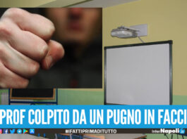 Assurdo in una scuola in provincia di Caserta, prof colpito da un pugno in faccia dal papà di un alunno