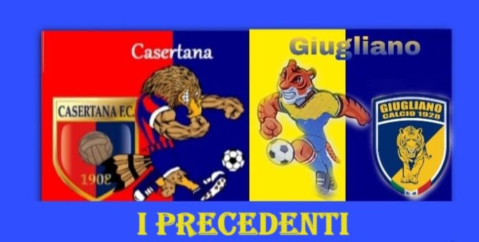 Casertana – Giugliano sette i precedenti di campionato disputati nel capoluogo di Terra di Lavoro
