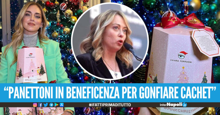Giorgia Meloni attacca Chiara Ferragni: “Finta beneficenza per cachet milionari”